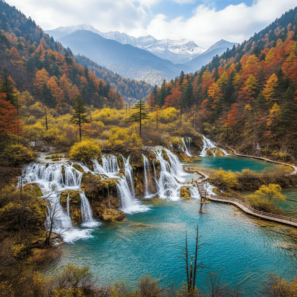 四川九寨沟黄龙6日5晚纯玩
