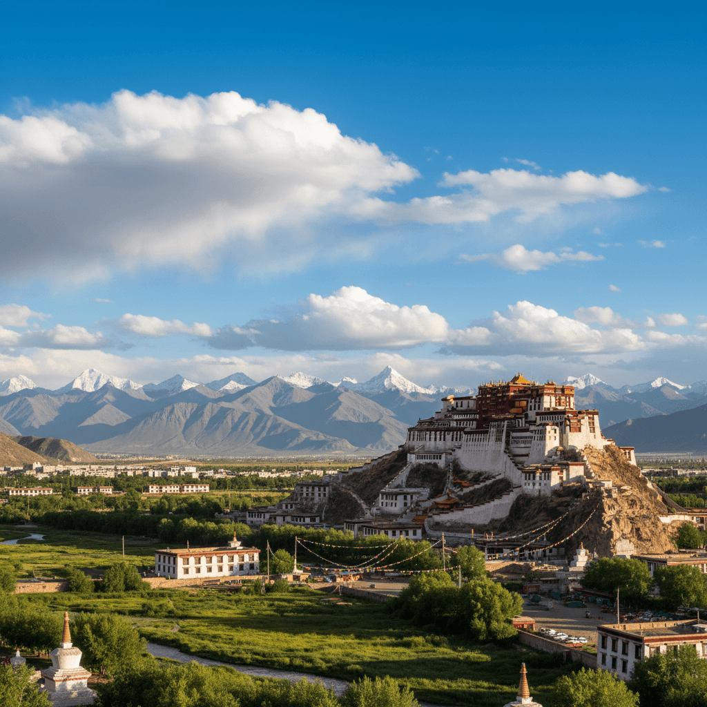 林芝鲁朗花海+拉萨布达拉宫6天5晚